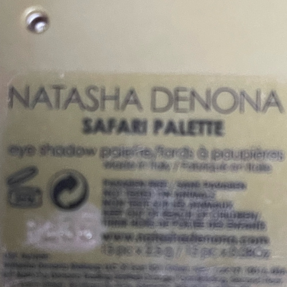 Semi-Used Natasha Denona palettes